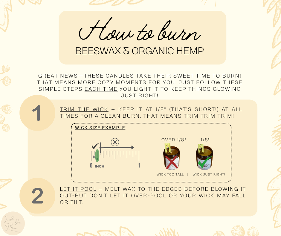 Spring Beeswax Candle Bundle 4 Pack | Non-Toxic Candles