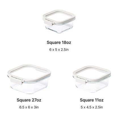 Comodo Square Food Storage