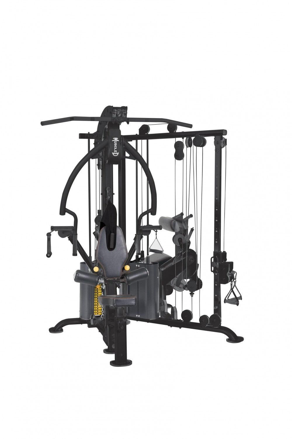 Megatron Corner Gym - Muscle D Fitness - Leg Extension/Leg Curl - Cable Fly - Functional Column - Chest Press - Seated Row - Lat Pulldown