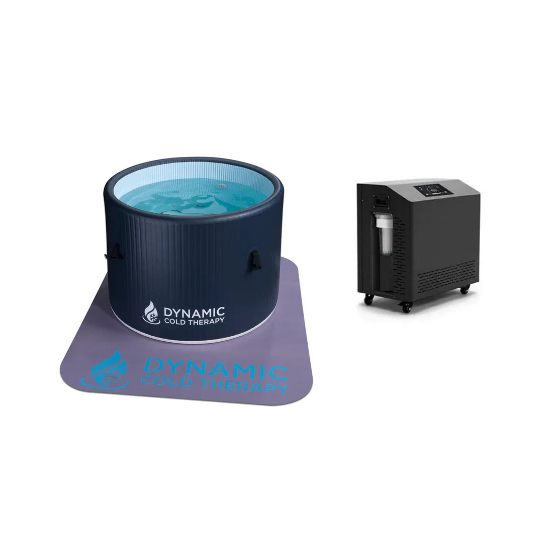Dynamic Cold Therapy Inflatable Round Cold Plunge with Chiller
