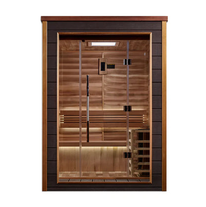 Golden Designs GDI-8202-01 Narvick 2-Person Low EMF Infrared Sauna