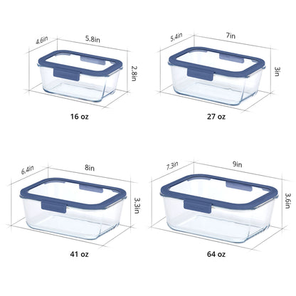 Glace Rectangular Food Storage
