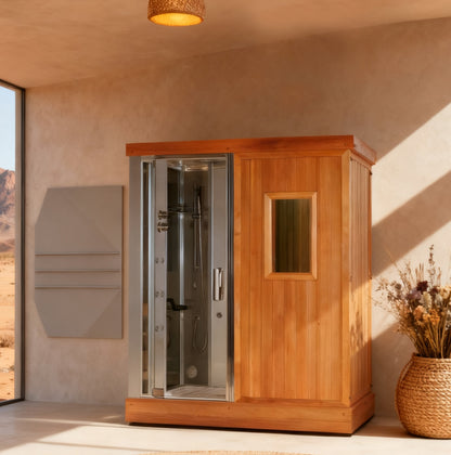 AquaSteam Sauna HS201F8 — Luxury Steam & Sauna Spa Enclosure