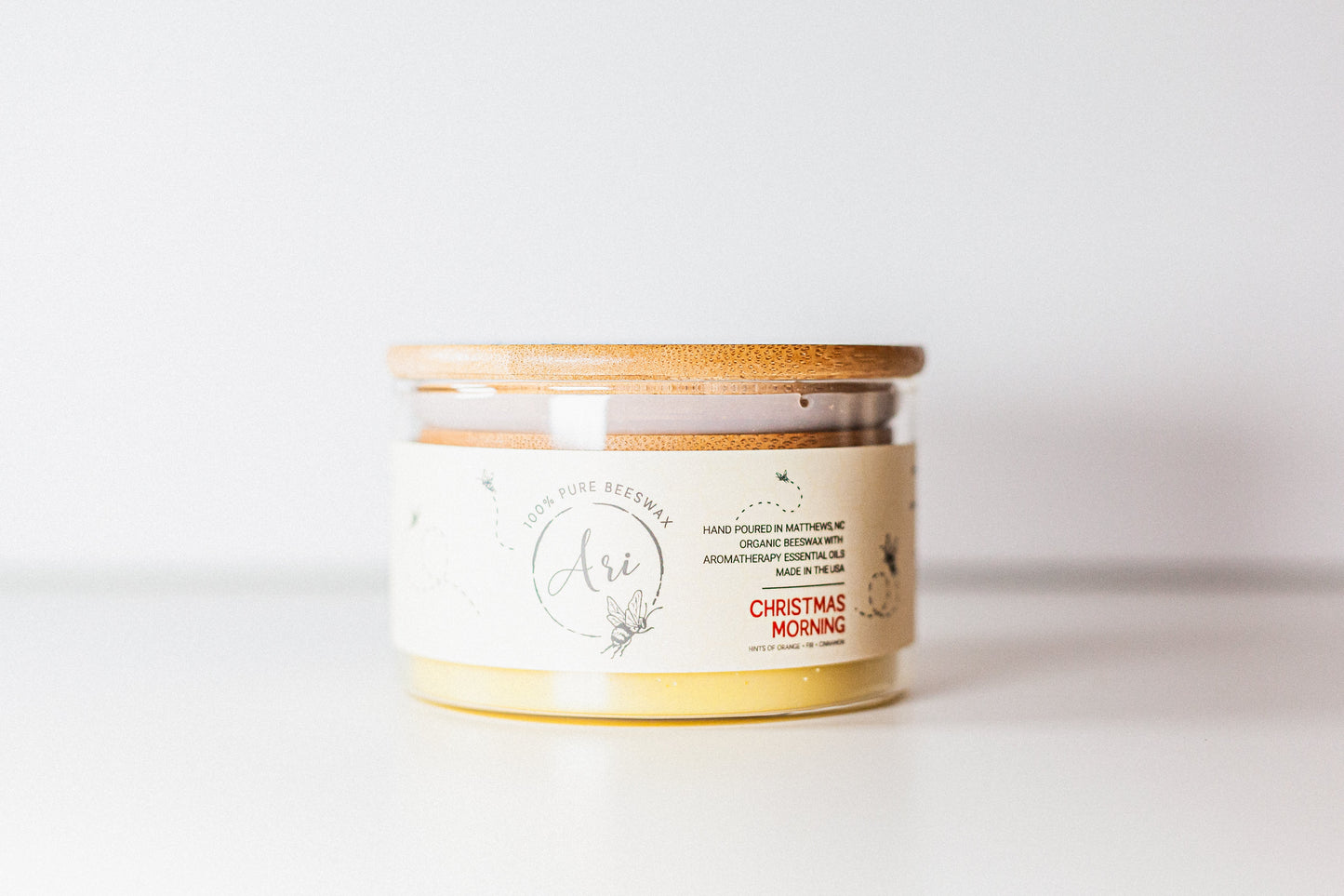 Christmas Morning Beeswax Candle |8 oz