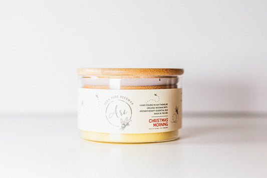 Christmas Morning Beeswax Candle |8 oz