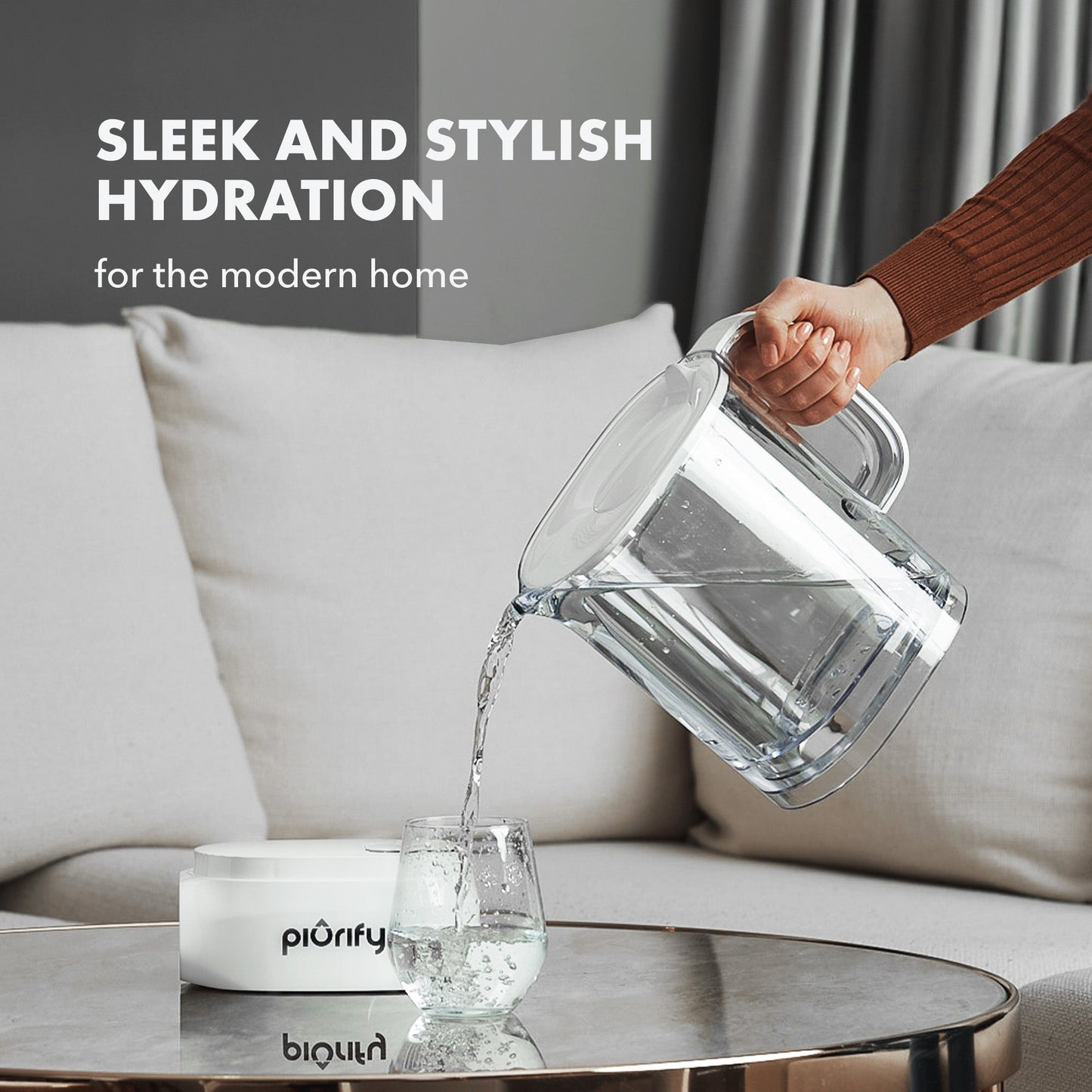 Alchemy® Electric Water Filter Pitcher