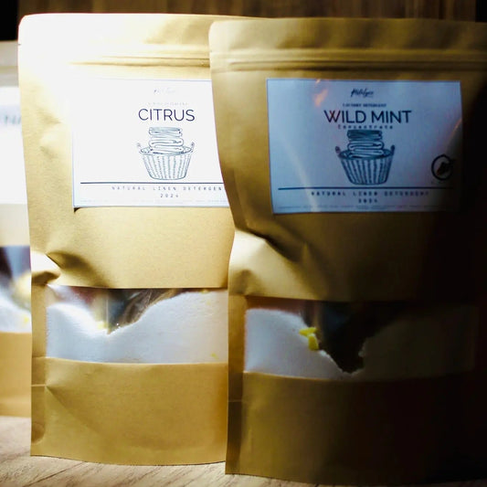 Natural Organic Vegan Laundry Detergent – 30oz & 4lb (Eco-Friendly Cleaning Power)