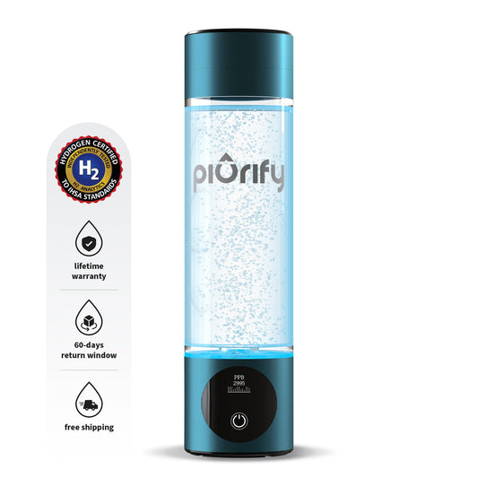 PIURIFY Hydrogenator® Hydrogen Water Bottle - Turquoise