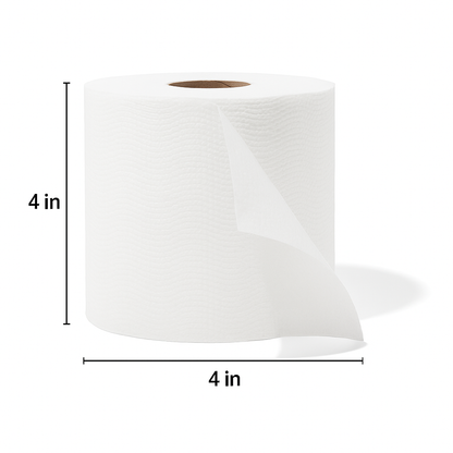 Bamboo Toilet Paper – 80 Rolls, 3-Ply, 400 Sheets, Bulk for Business, Commercial & Schools