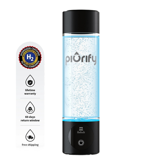 PIURIFY Hydrogenator® Hydrogen Water Bottle - Black