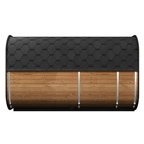SaunaLife Model CL12GCP Cube-Series Outdoor Home Sauna with Huum Heater