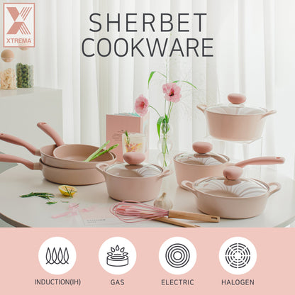 Retro Sherbet 7" Sauce Pan