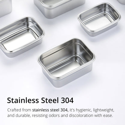 Stainless Steel Rectangular Food Container