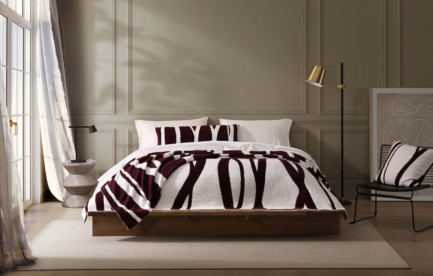 Cloud Silque Woodland Bed Blanket