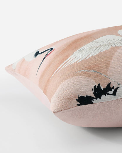 Crane in the Clouds Small Lumbar Pillow