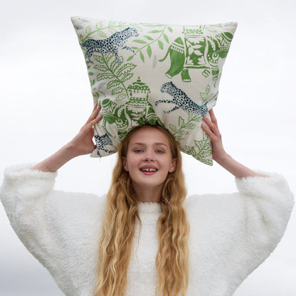 Elephant Ambari Throw Pillow