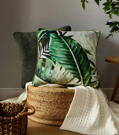 Foliage Greenery Throw Pillow