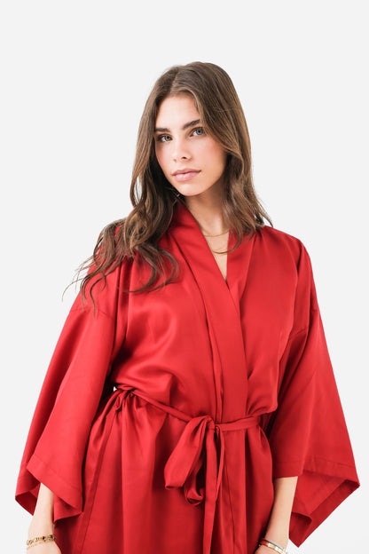 Silky Lyocell Kimono