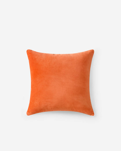 Velvet Leaping Small Leopard Throw Pillow