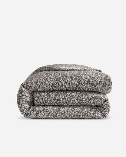 Silky Lyocell Leopard Print Duvet Cover