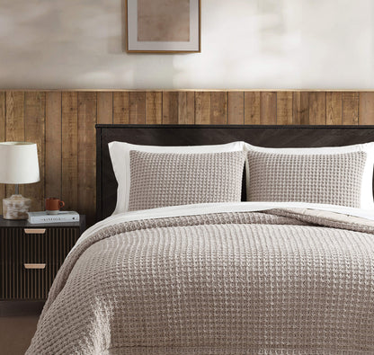 Snug Waffle + Bamboo Viscose Sham Set
