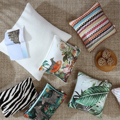 Foliage Greenery Throw Pillow