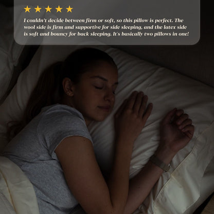 The Organic Snooze Pillow Dual Sided Firm or Plush