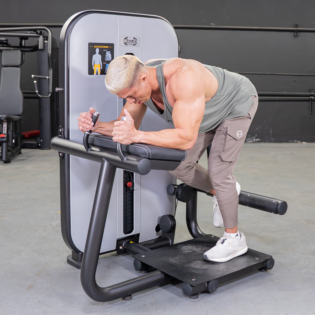 Vogue Glute Extension Machine | Muscle D Fitness Commercial Gym