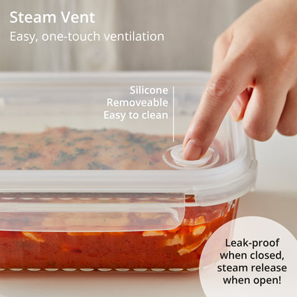 Wavy Rectangle Food Storage