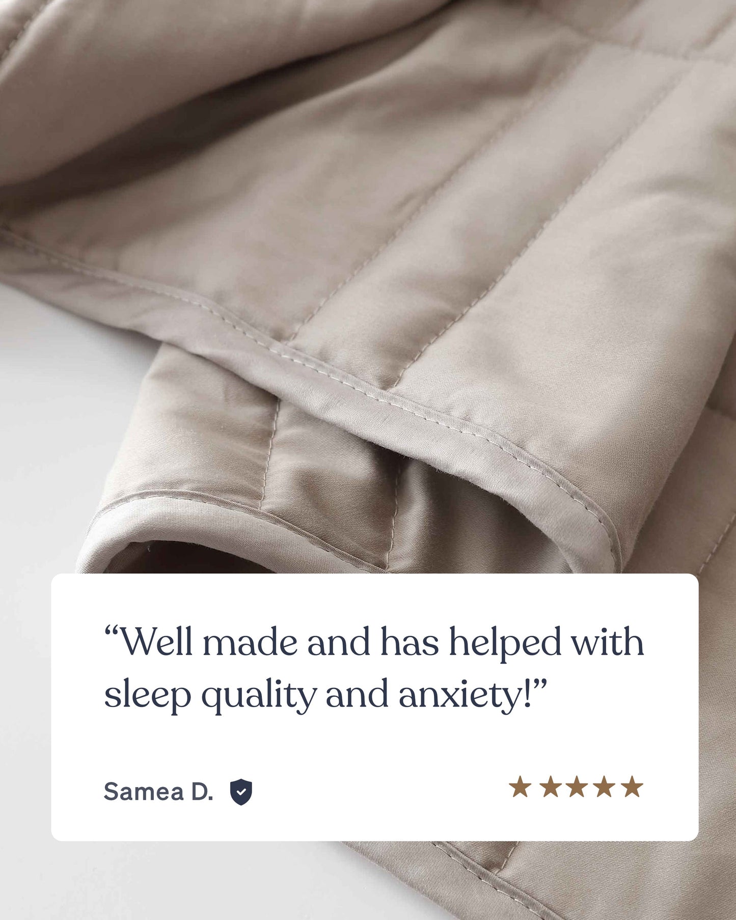 Weighted Comforter