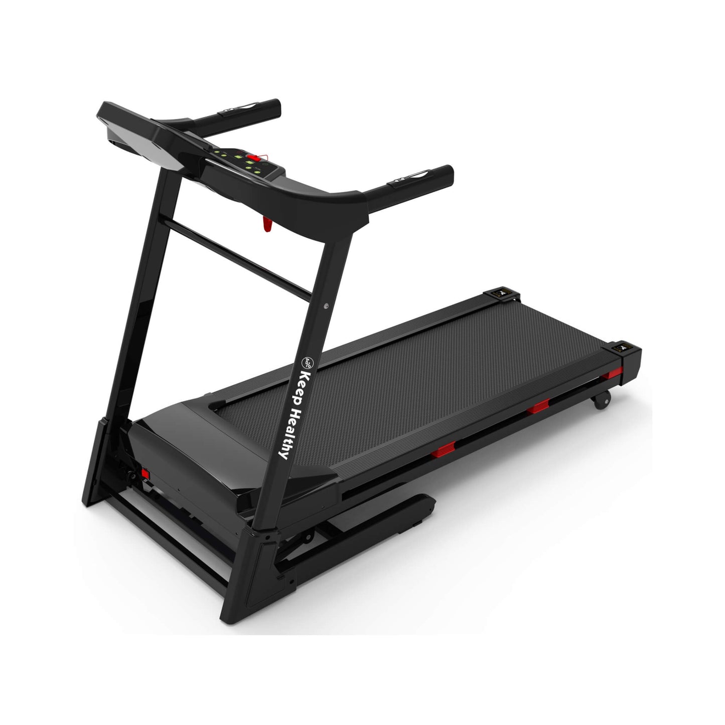 Rovix Compact 3.5HP Foldable Electric Treadmill With Bluetooth, LCD Display & 12 Pre-Set Running Programs