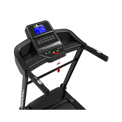 Rovix Compact 3.5HP Foldable Electric Treadmill With Bluetooth, LCD Display & 12 Pre-Set Running Programs