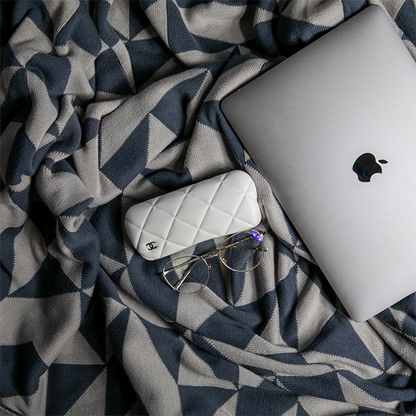 Sveda Shapes Organic Cotton Throw Blanket