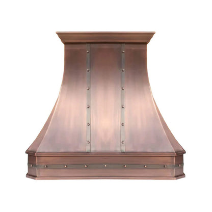 Akicon Custom Handcrafted Copper Range Hood - AKH712C-C