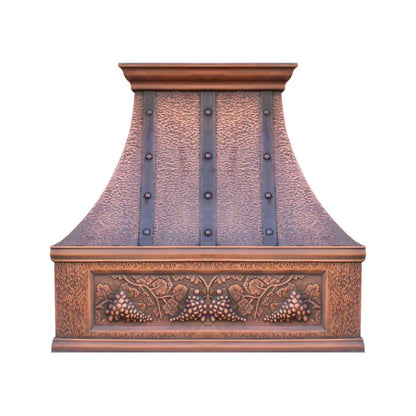 Akicon Custom Handcrafted Copper Range Hood - AKH703T-C