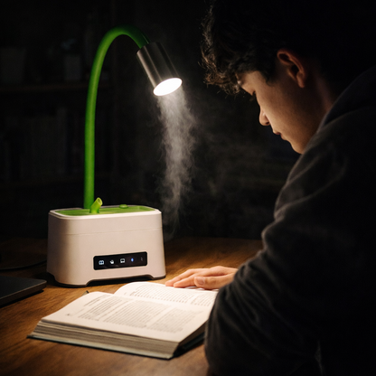 ZAQ Lumin Aromatherapy Diffuser | Ultrasonic Mist, LED Lamp & Humidifier