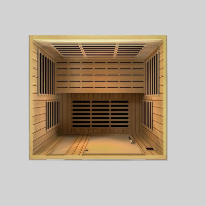 Dynamic Lugano "Elite" 3-Person Ultra Low EMF FAR Infrared Sauna – Canadian Hemlock