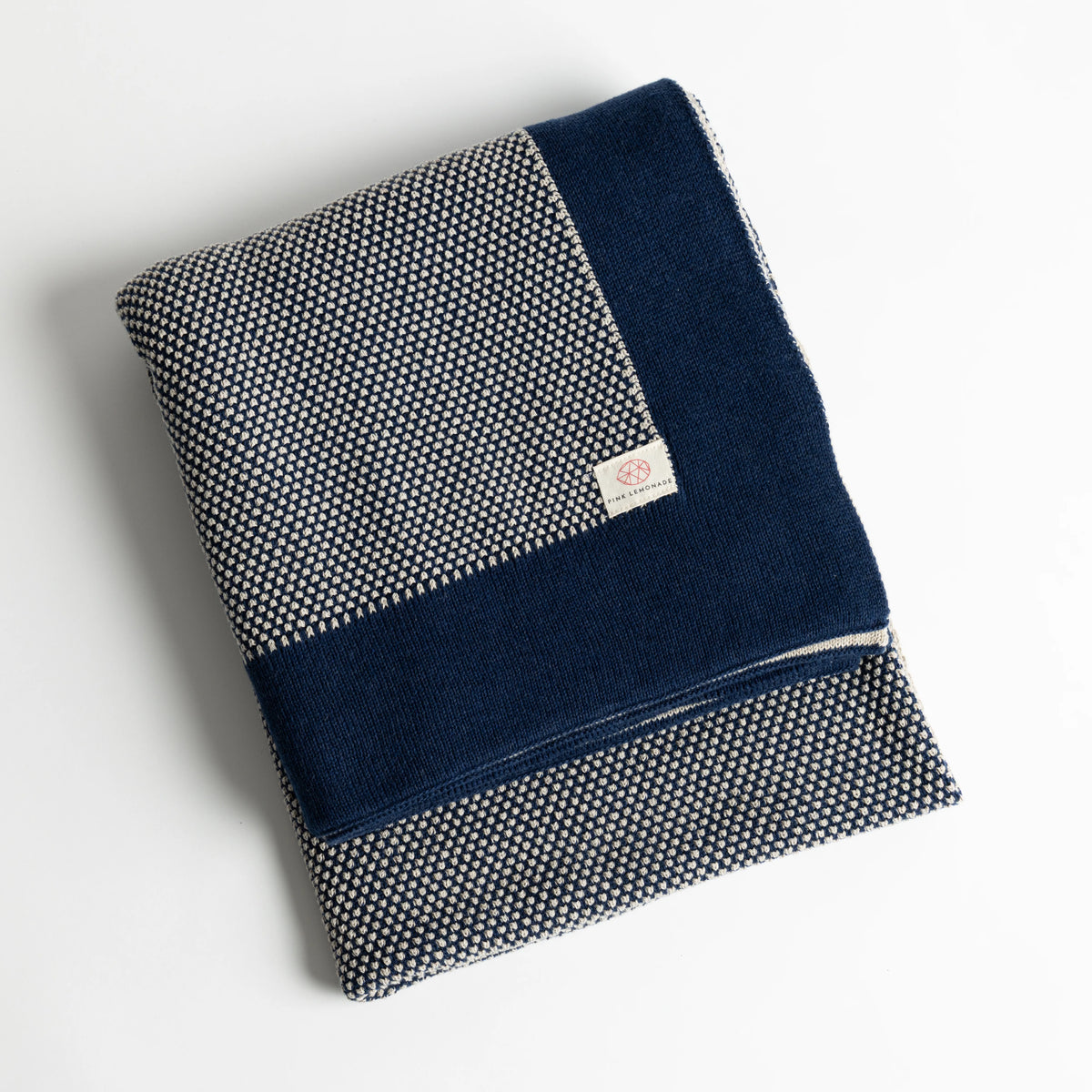 Eka Stipple Organic Cotton Throw Blanket