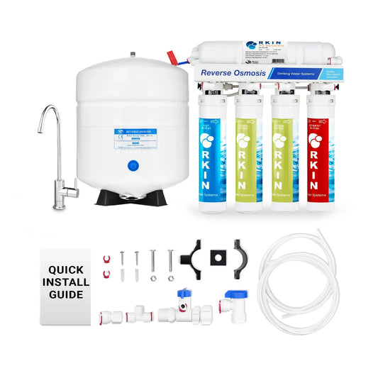 Flash Undersink Reverse Osmosis System with Chrome Lead-Free Faucet