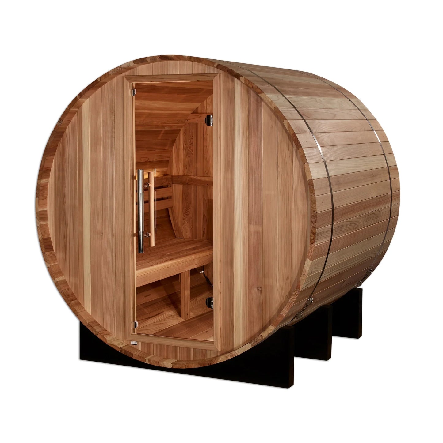 Golden Designs GDI-B002-01 St. Moritz 2 Person Barrel Traditional Sauna 6.0 kW