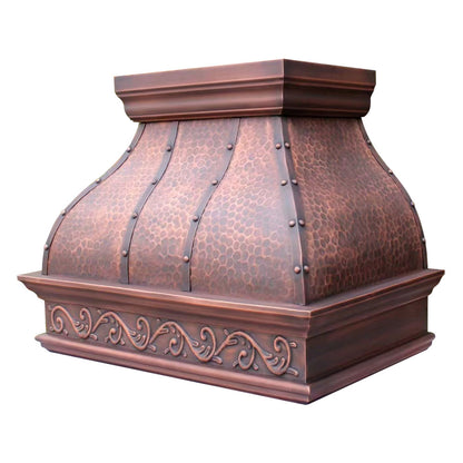 Akicon Custom Handcrafted Copper Range Hood - AKH762BA-C