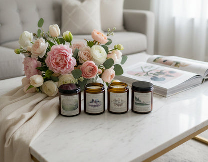 Spring Beeswax Candle Bundle 4 Pack | Non-Toxic Candles