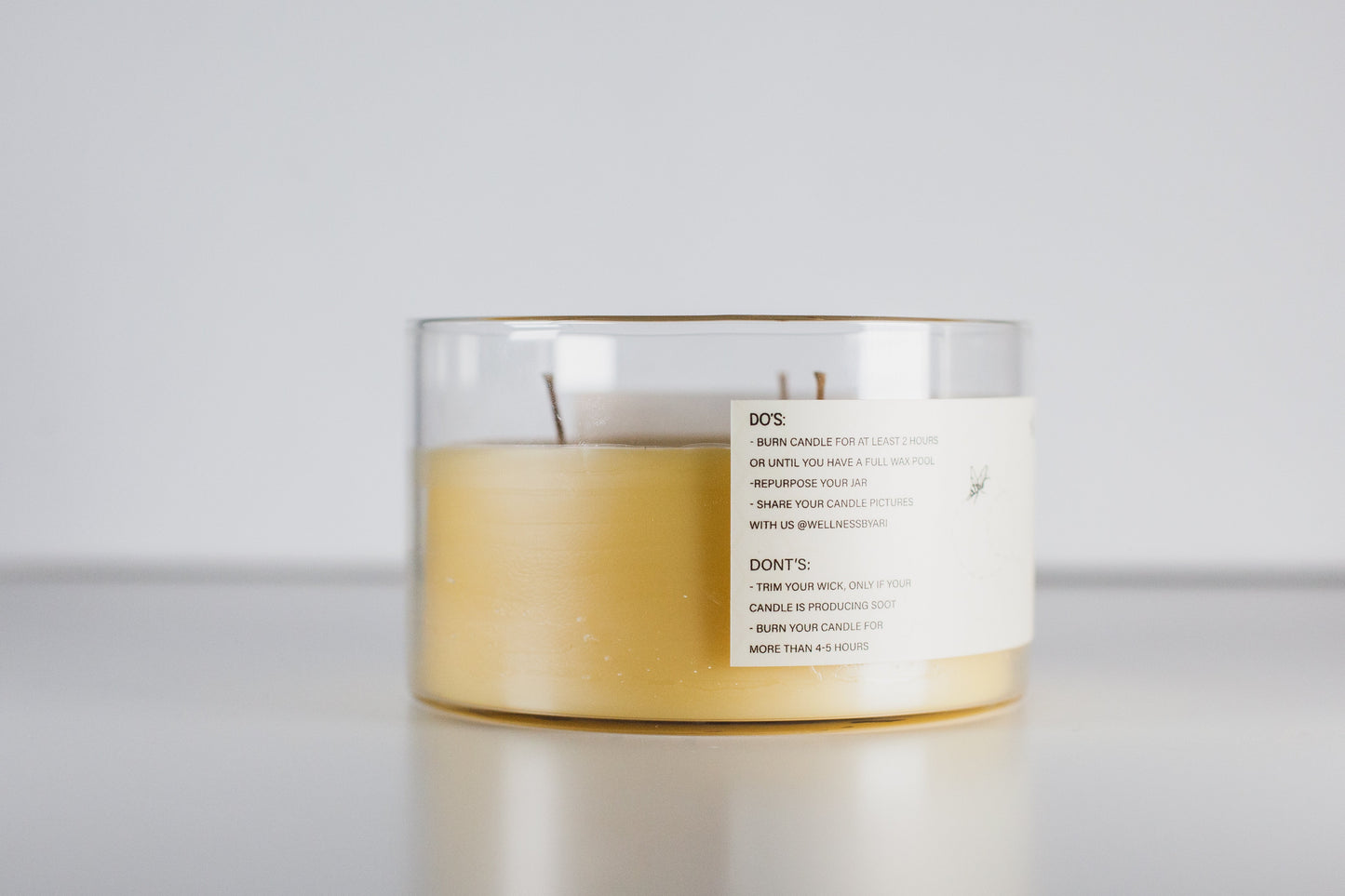 Citrus + Mint Beeswax Candle |8 oz