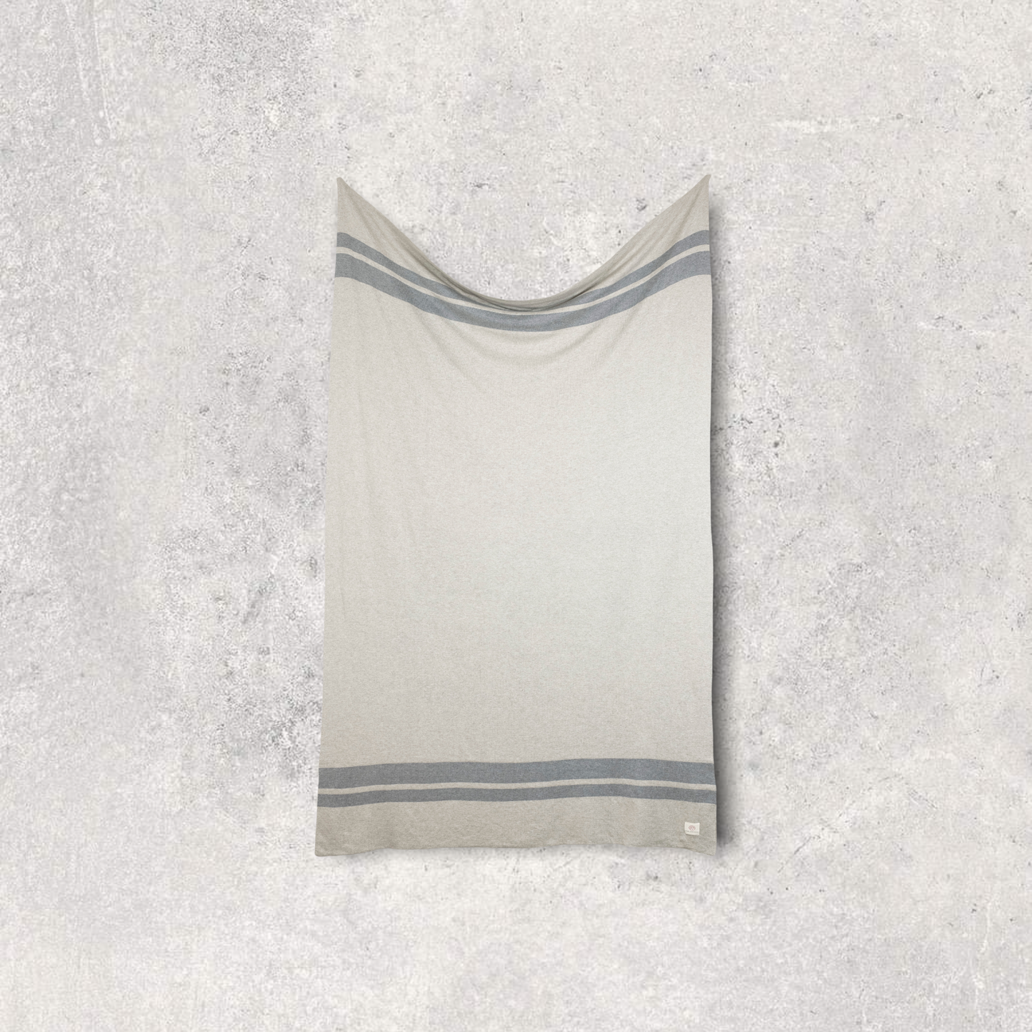 Dual Travel Organic Cotton Travel Blanket and Eye Mask Set