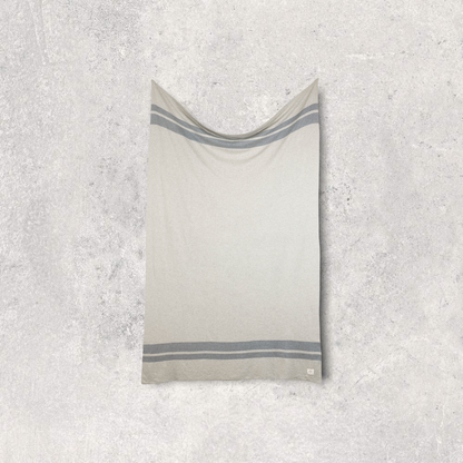 Dual Travel Organic Cotton Travel Blanket and Eye Mask Set