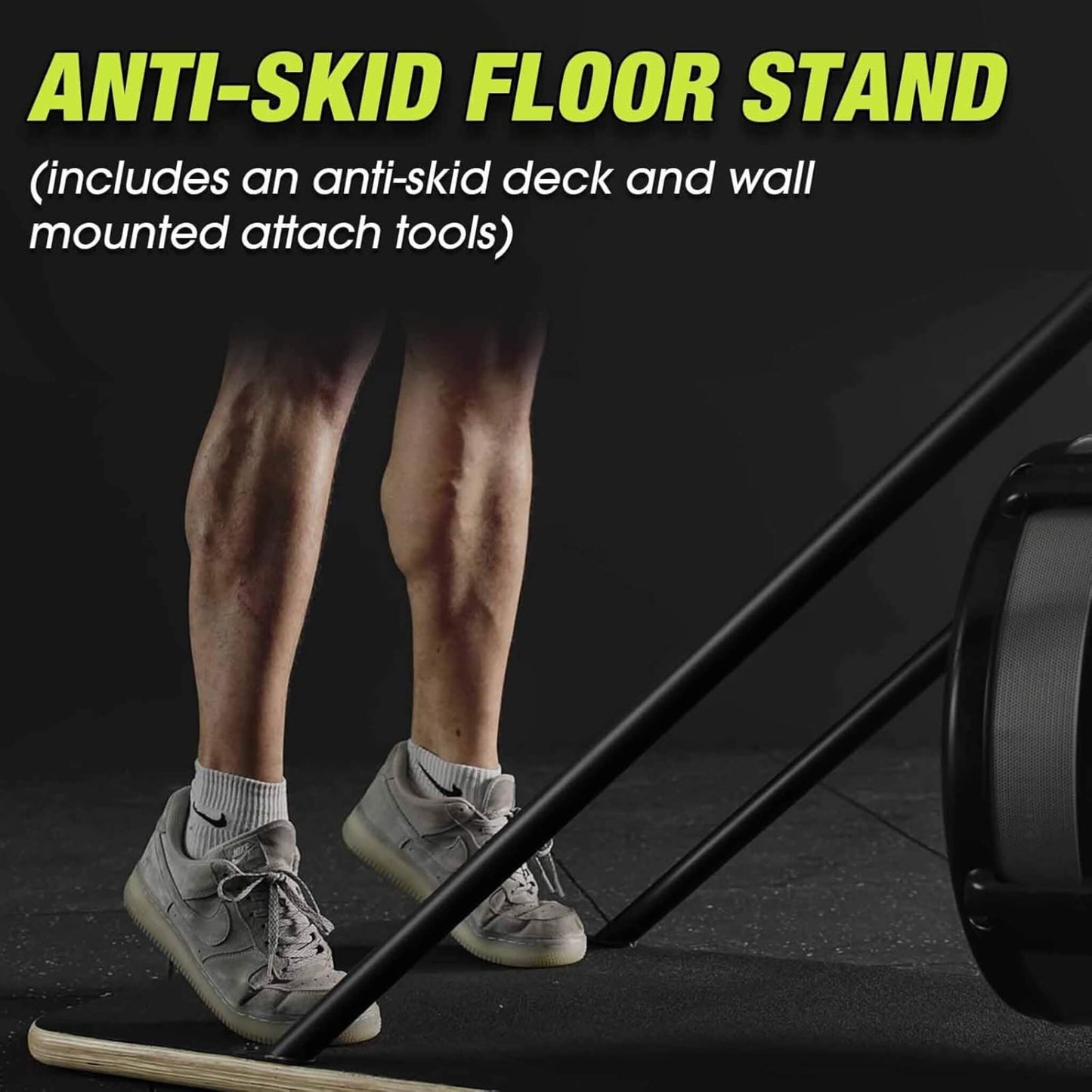 Rovix Premium Indoor Aerobic Ski Glider Training Exercise Gym Machine
