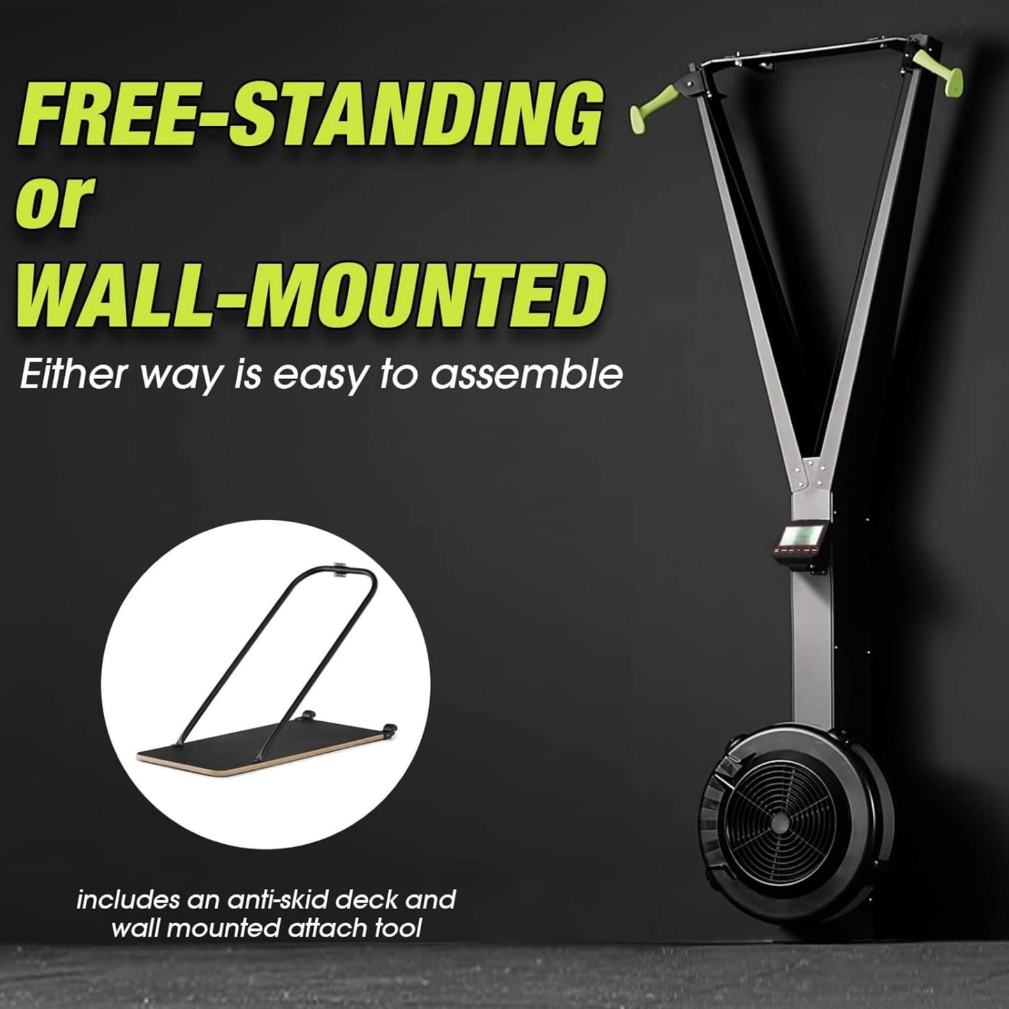 Rovix Premium Indoor Aerobic Ski Glider Training Exercise Gym Machine