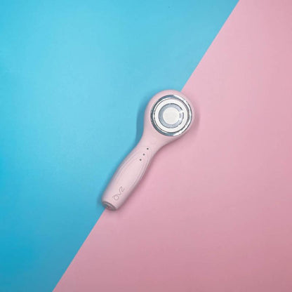 IUV Sonic Micro-current LED Red/Blue Silicone Thermo Cleansing Brush with Gift Box