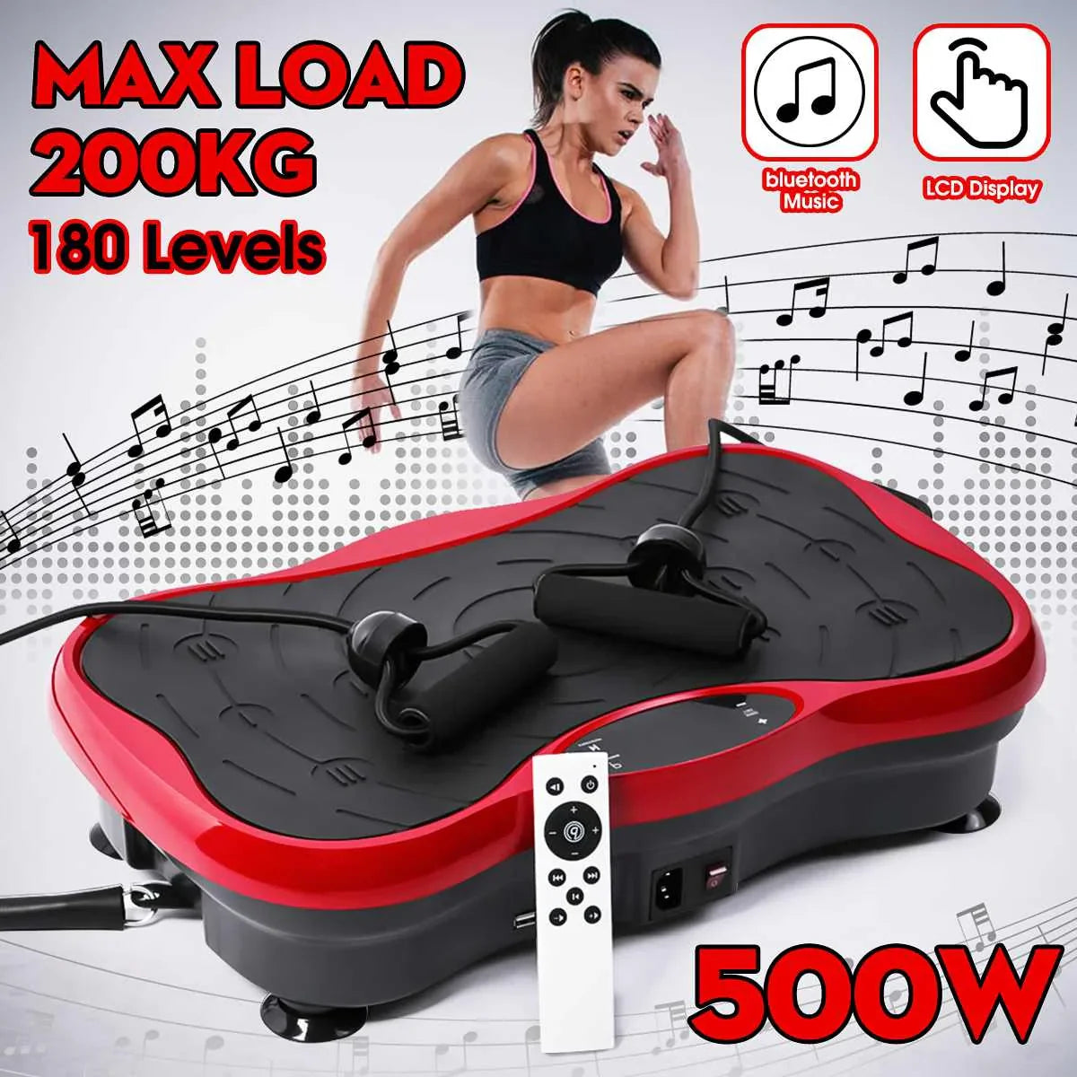 Exercise Fitness Vibration Machine Trainer Plate Platform - Full Body Workout