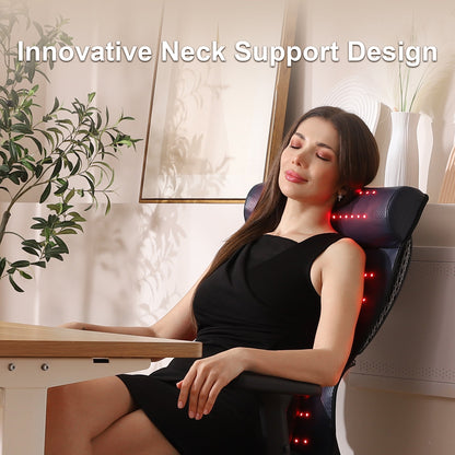 LUMYHEALTH™ Leather Red Light Therapy Mat with Neck Support